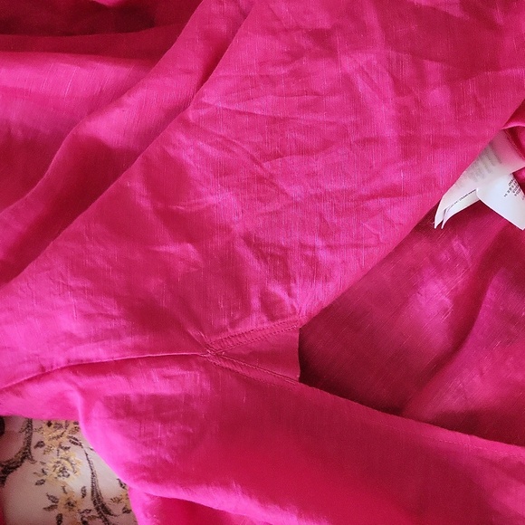 EUC Linen blend shirt H&M Studio Collection - Picture 6 of 7